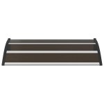 vidaXL Copertină de ușă, negru, 120 x 75 cm, PC vidaXL Copertină de ușă, negru, 120 x 75 cm, PC