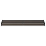 vidaXL Copertină de ușă, negru, 240 x 75 cm, PC vidaXL Copertină de ușă, negru, 240 x 75 cm, PC