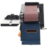 vidaXL Mașină de șlefuit electrică cu disc și bandă, 370 W, 150 mm vidaXL Mașină de șlefuit electrică cu disc și bandă, 370 W, 150 mm
