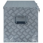 vidaXL Ladă din aluminiu, 610 x 430 x 455 cm, argintiu vidaXL Ladă din aluminiu, 610 x 430 x 455 cm, argintiu