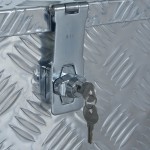 vidaXL Ladă din aluminiu, 610 x 430 x 455 cm, argintiu vidaXL Ladă din aluminiu, 610 x 430 x 455 cm, argintiu