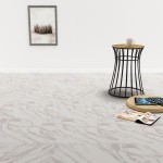 vidaXL Plăci de pardoseală autoadezive, PVC, 5,11 m², marmură albă vidaXL Plăci de pardoseală autoadezive, PVC, 5,11 m², marmură albă