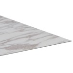 vidaXL Plăci de pardoseală autoadezive, PVC, 5,11 m², marmură albă vidaXL Plăci de pardoseală autoadezive, PVC, 5,11 m², marmură albă