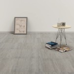 vidaXL Plăci de pardoseală autoadezive, gri punctat, 5,11 m², PVC vidaXL Plăci de pardoseală autoadezive, gri punctat, 5,11 m², PVC