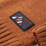 Pulover pentru copii tricotat, coniac, 116