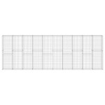 vidaXL Perete gabion cu capace, 600 x 30 x 200 cm, oțel galvanizat vidaXL Perete gabion cu capace, 600 x 30 x 200 cm, oțel galvanizat