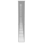 vidaXL Perete gabion cu capace, 900 x 50 x 200 cm, oțel galvanizat