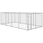 vidaXL Padoc pentru câini de exterior, 7,6 x 3,8 x 1,9 m vidaXL Padoc pentru câini de exterior, 7,6 x 3,8 x 1,9 m