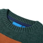 Pulover pentru copii tricotat, multicolor, 104