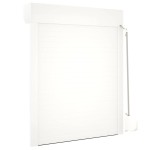 vidaXL Oblon rulant, alb, 70 x 100 cm, aluminiu vidaXL Oblon rulant, alb, 70 x 100 cm, aluminiu