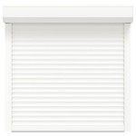 vidaXL Oblon rulant, alb, 100 x 100 cm, aluminiu vidaXL Oblon rulant, alb, 100 x 100 cm, aluminiu