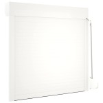 vidaXL Oblon rulant, alb, 100 x 100 cm, aluminiu vidaXL Oblon rulant, alb, 100 x 100 cm, aluminiu