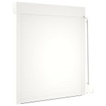 vidaXL Oblon rulant, alb, 100 x 120 cm, aluminiu vidaXL Oblon rulant, alb, 100 x 120 cm, aluminiu