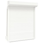 vidaXL Oblon rulant, alb, 100 x 130 cm, aluminiu vidaXL Oblon rulant, alb, 100 x 130 cm, aluminiu