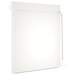 vidaXL Oblon rulant, alb, 100 x 130 cm, aluminiu vidaXL Oblon rulant, alb, 100 x 130 cm, aluminiu