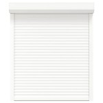 vidaXL Oblon rulant, alb, 110 x 130 cm, aluminiu vidaXL Oblon rulant, alb, 110 x 130 cm, aluminiu