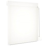 vidaXL Oblon rulant, alb, 110 x 130 cm, aluminiu vidaXL Oblon rulant, alb, 110 x 130 cm, aluminiu