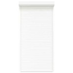 vidaXL Oblon rulant, alb, 110 x 220 cm, aluminiu vidaXL Oblon rulant, alb, 110 x 220 cm, aluminiu