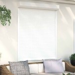 vidaXL Oblon rulant, alb, 120 x 150 cm, aluminiu vidaXL Oblon rulant, alb, 120 x 150 cm, aluminiu