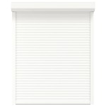 vidaXL Oblon rulant, alb, 120 x 150 cm, aluminiu vidaXL Oblon rulant, alb, 120 x 150 cm, aluminiu