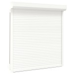 vidaXL Oblon rulant, alb, 140 x 150 cm, aluminiu vidaXL Oblon rulant, alb, 140 x 150 cm, aluminiu