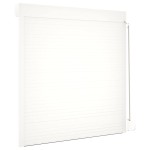 vidaXL Oblon rulant, alb, 140 x 150 cm, aluminiu vidaXL Oblon rulant, alb, 140 x 150 cm, aluminiu