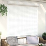 vidaXL Oblon rulant, alb, 160 x 150 cm, aluminiu vidaXL Oblon rulant, alb, 160 x 150 cm, aluminiu