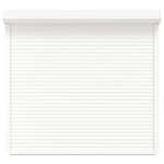 vidaXL Oblon rulant, alb, 160 x 150 cm, aluminiu vidaXL Oblon rulant, alb, 160 x 150 cm, aluminiu