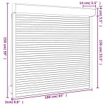 vidaXL Oblon rulant, alb, 160 x 150 cm, aluminiu vidaXL Oblon rulant, alb, 160 x 150 cm, aluminiu