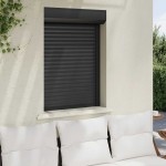 vidaXL Oblon rulant, antracit, 70 x 100 cm, aluminiu vidaXL Oblon rulant, antracit, 70 x 100 cm, aluminiu
