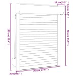 vidaXL Oblon rulant, antracit, 70 x 100 cm, aluminiu vidaXL Oblon rulant, antracit, 70 x 100 cm, aluminiu