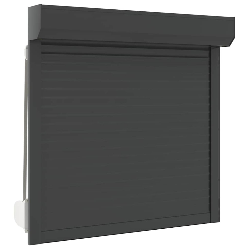 vidaXL Oblon rulant, antracit, 100 x 100 cm, aluminiu