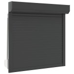 vidaXL Oblon rulant, antracit, 100 x 100 cm, aluminiu vidaXL Oblon rulant, antracit, 100 x 100 cm, aluminiu