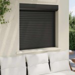 vidaXL Oblon rulant, antracit, 100 x 100 cm, aluminiu vidaXL Oblon rulant, antracit, 100 x 100 cm, aluminiu