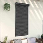 vidaXL Oblon rulant, antracit, 100 x 210 cm, aluminiu vidaXL Oblon rulant, antracit, 100 x 210 cm, aluminiu
