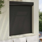 vidaXL Oblon rulant, antracit, 110 x 130 cm, aluminiu vidaXL Oblon rulant, antracit, 110 x 130 cm, aluminiu
