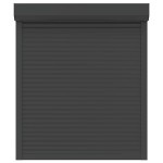 vidaXL Oblon rulant, antracit, 110 x 130 cm, aluminiu vidaXL Oblon rulant, antracit, 110 x 130 cm, aluminiu