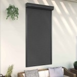 vidaXL Oblon rulant, antracit, 110 x 220 cm, aluminiu vidaXL Oblon rulant, antracit, 110 x 220 cm, aluminiu