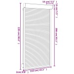 vidaXL Oblon rulant, antracit, 110 x 220 cm, aluminiu vidaXL Oblon rulant, antracit, 110 x 220 cm, aluminiu