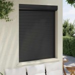 vidaXL Oblon rulant, antracit, 120 x 150 cm, aluminiu vidaXL Oblon rulant, antracit, 120 x 150 cm, aluminiu