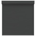 vidaXL Oblon rulant, antracit, 130 x 140 cm, aluminiu