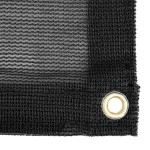 vidaXL Plasă de remorcă, negru, 1,5 x 2,2 m, HDPE