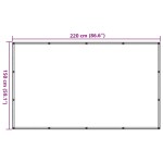 vidaXL Plasă de remorcă, negru, 1,5 x 2,2 m, HDPE