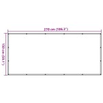 vidaXL Plasă de remorcă, negru, 1,5 x 2,7 m, HDPE vidaXL Plasă de remorcă, negru, 1,5 x 2,7 m, HDPE
