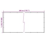 vidaXL Plasă de remorcă, negru, 2 x 3 m, HDPE