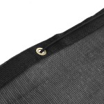 vidaXL Plasă de remorcă, negru, 2,5 x 4,5 m, HDPE