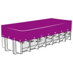 vidaXL Plasă de container, negru, 3 x 7 m, HDPE