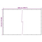 vidaXL Plasă de container, negru, 3,5 x 5 m, HDPE vidaXL Plasă de container, negru, 3,5 x 5 m, HDPE