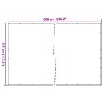 vidaXL Plasă de container, negru, 3,5 x 6 m, HDPE vidaXL Plasă de container, negru, 3,5 x 6 m, HDPE