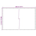 vidaXL Plasă de container, negru, 4 x 8 m, HDPE vidaXL Plasă de container, negru, 4 x 8 m, HDPE
